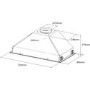 Refurbished Falcon FEXT720 72cm Canopy Cooker Hood Stainless Steel