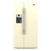 Britannia FF-MONTANA-C Montana American Fridge Freezer With Ice And Water Dispenser - Gloss Cream