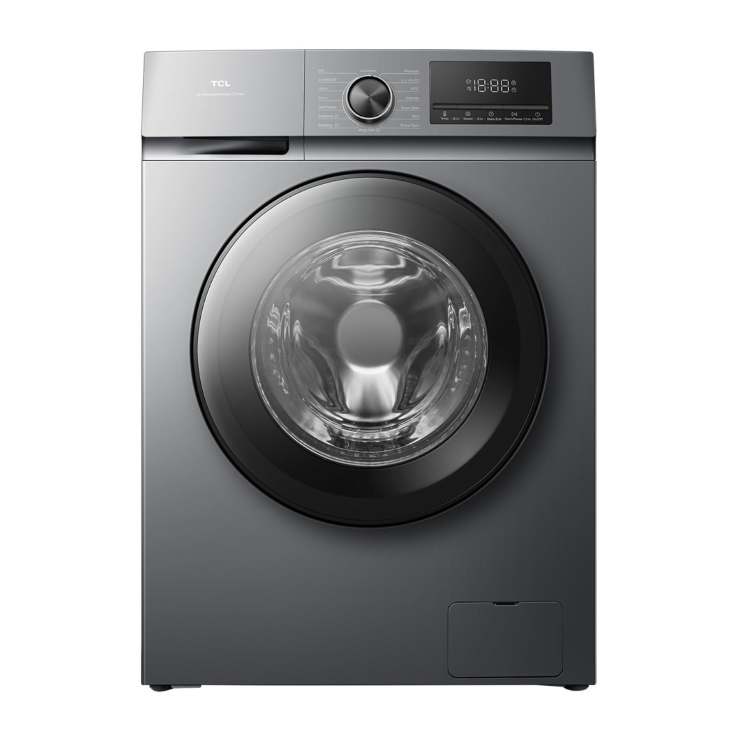 TCL F Series 11kg Washing Machine - 1400rpm Steam A-Rated - Graphite Grey Freestanding