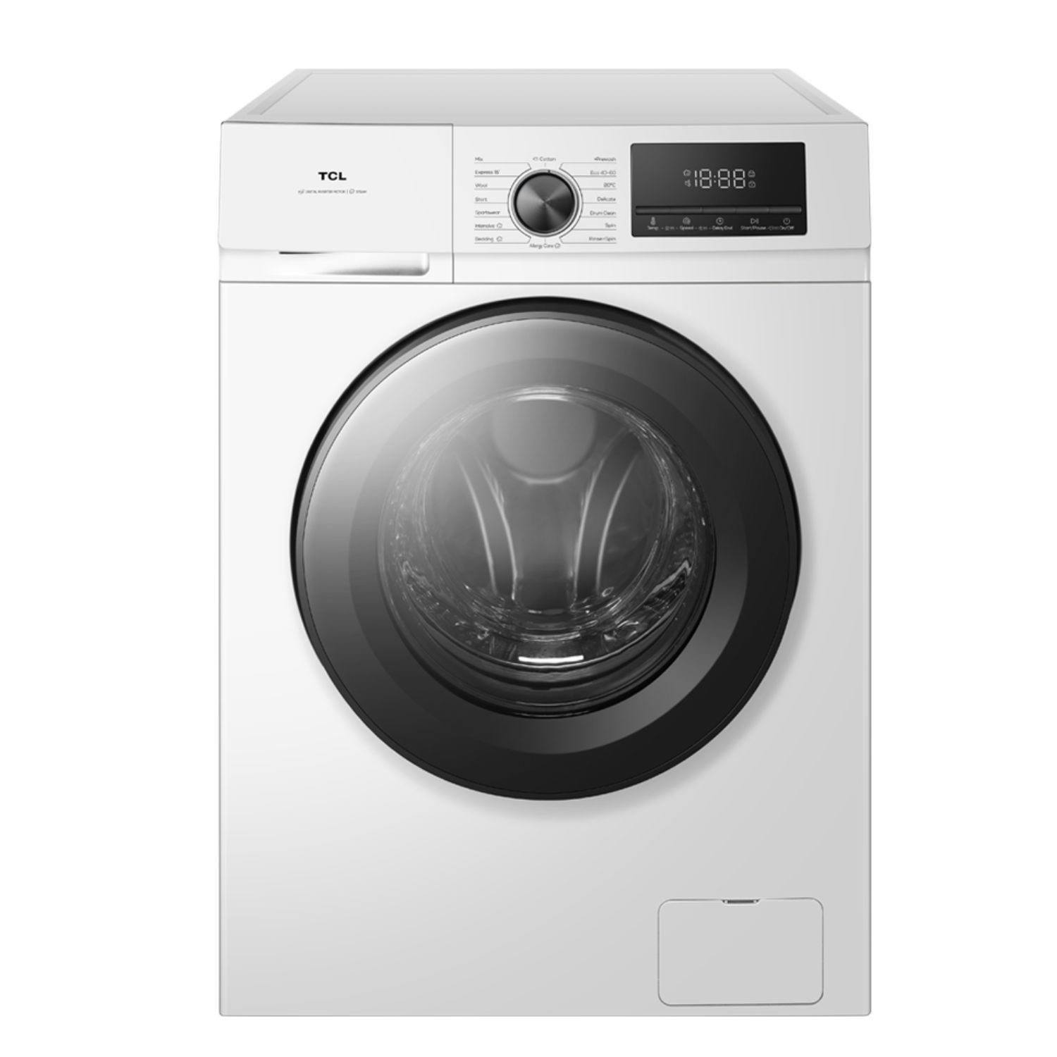 TCL F Series 11kg Washing Machine - 1400rpm Steam A-Rated - Freestanding White
