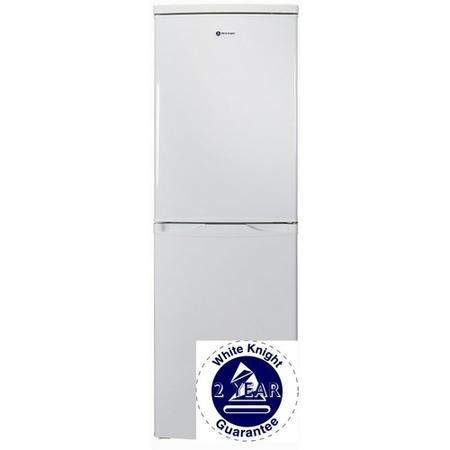 White Knight FF225H 223L 50/50  Freestanding Combi Fridge Freezer - White