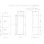 White Knight FF250IH Integrated Fridge Freezer