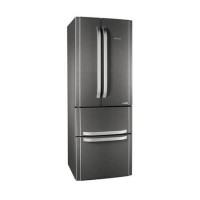 Hotpoint FF4DSB Quadrio Four Door Gun Metal Grey Freestanding Fridge Freezer