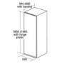 Refurbished CDA FF881SC 280 Litre Freestanding Upright Freezer 185cm Tall Frost Free 59.5cm Wide - Stainless Steel