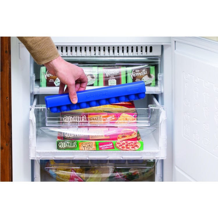 GRADE A3 - Hotpoint FFAA52P Frost Free Ice Diamond Freestanding Fridge Freezer Polar White