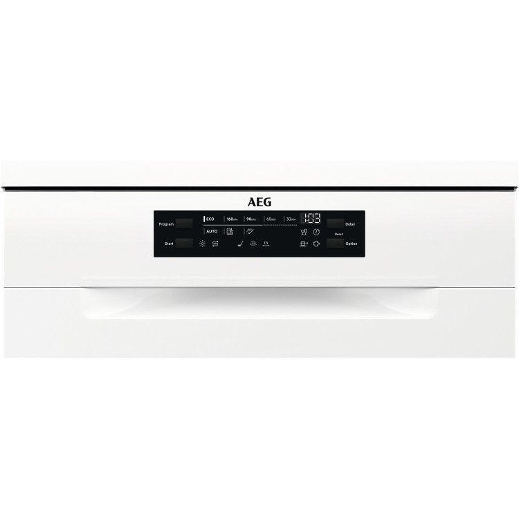 Refurbished AEG 6000 Series FFB53617ZW 13 Place Freestanding Dishwasher White