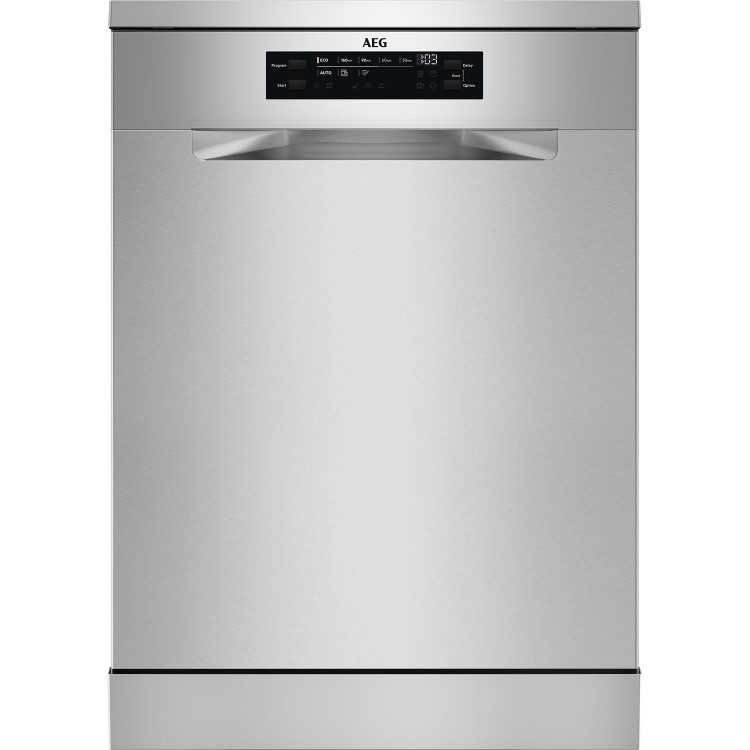 AEG Series 6000 SatelliteClean Freestanding Dishwasher - D-Rated, Stainless Steel