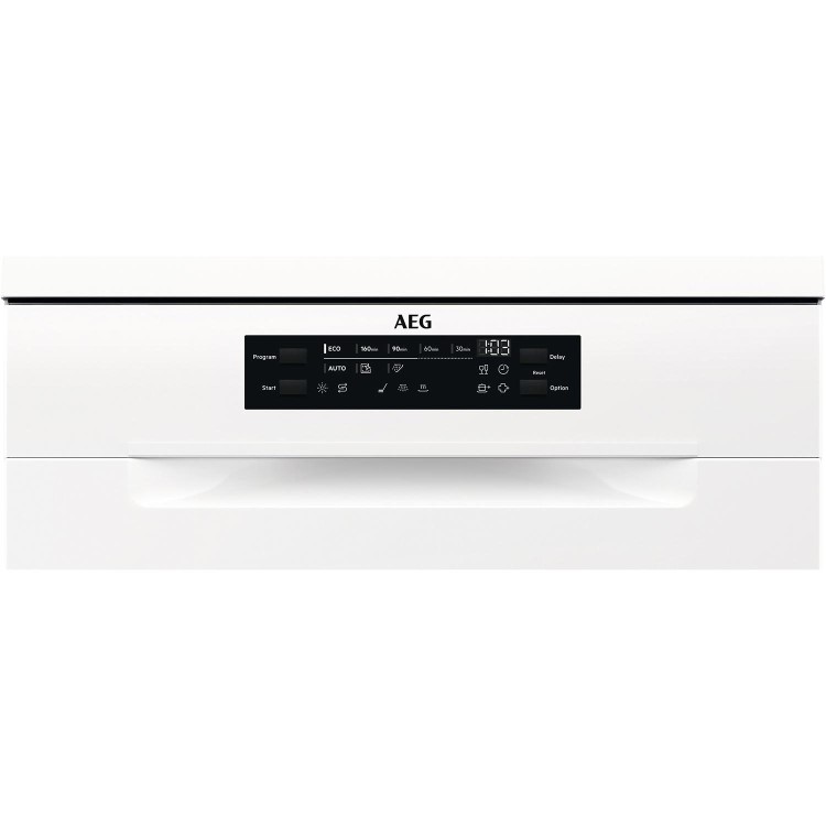 AEG Series 6000 SatelliteClean Freestanding Dishwasher - D-Rated, White