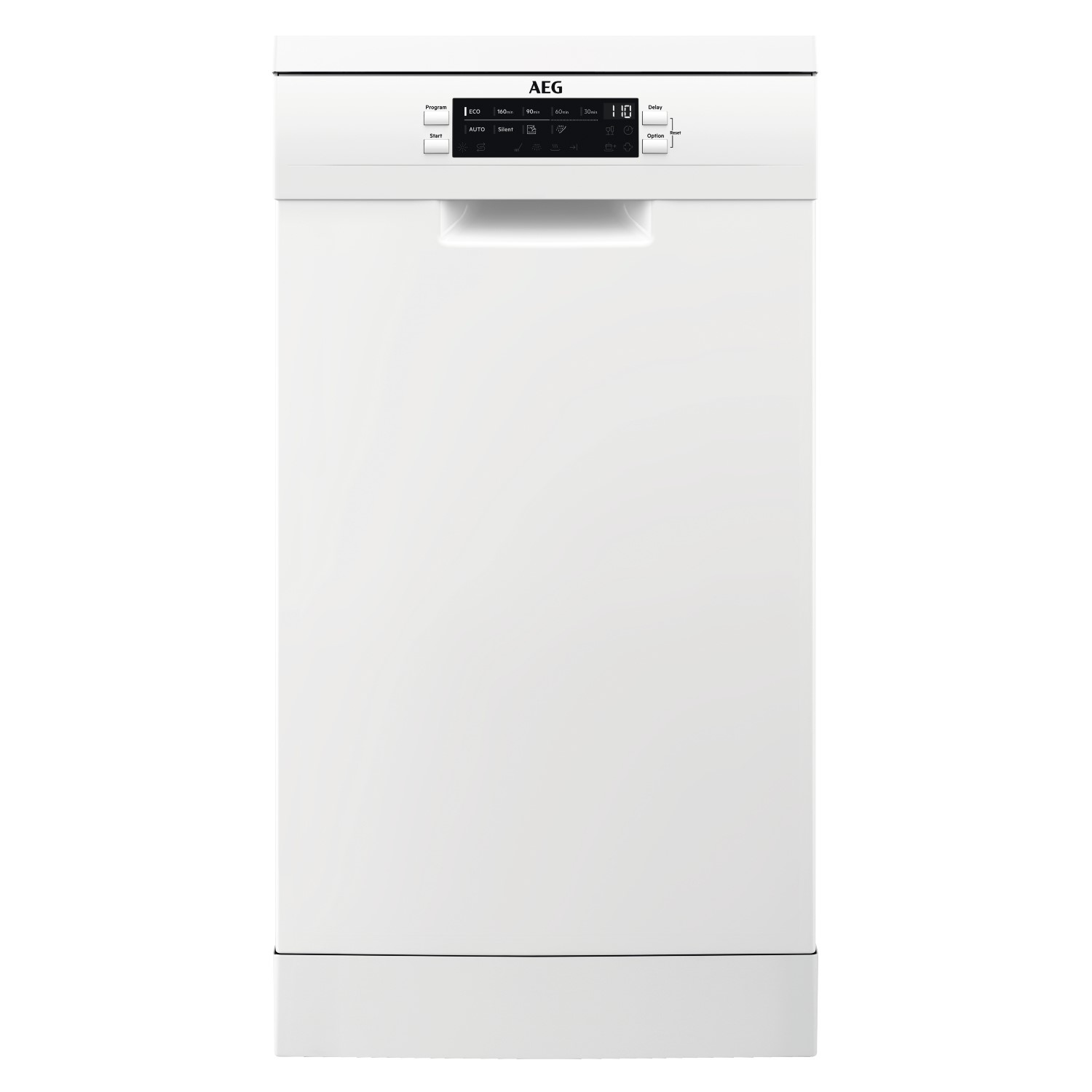 Aeg Series 6000 Satelliteclean Freestanding Slimline Dishwasher  Ffb62417zw FFB62417ZW