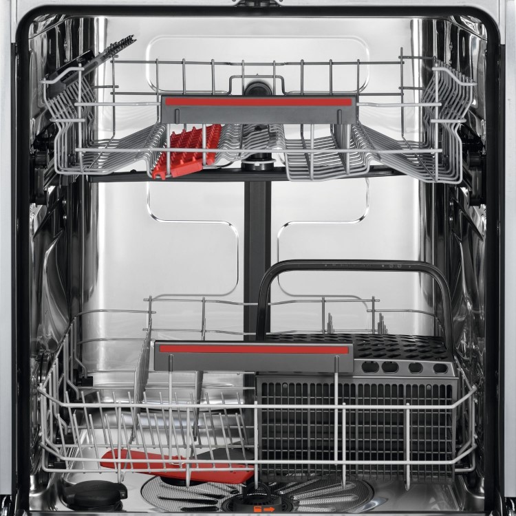 AEG 9000 SatelliteClean&reg; Freestanding Dishwasher - Silver C-rated