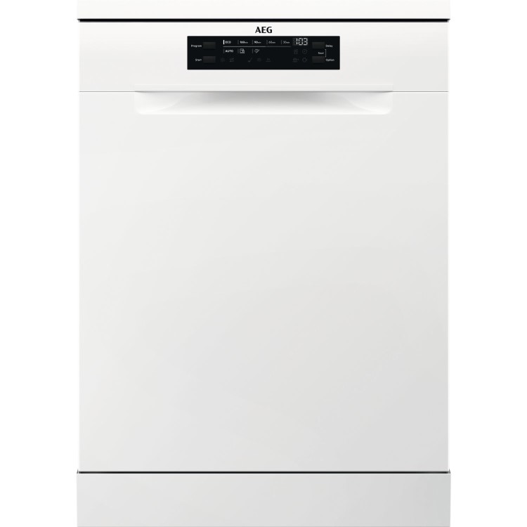 AEG SatteliteClean Freestanding Dishwasher - White C-rated