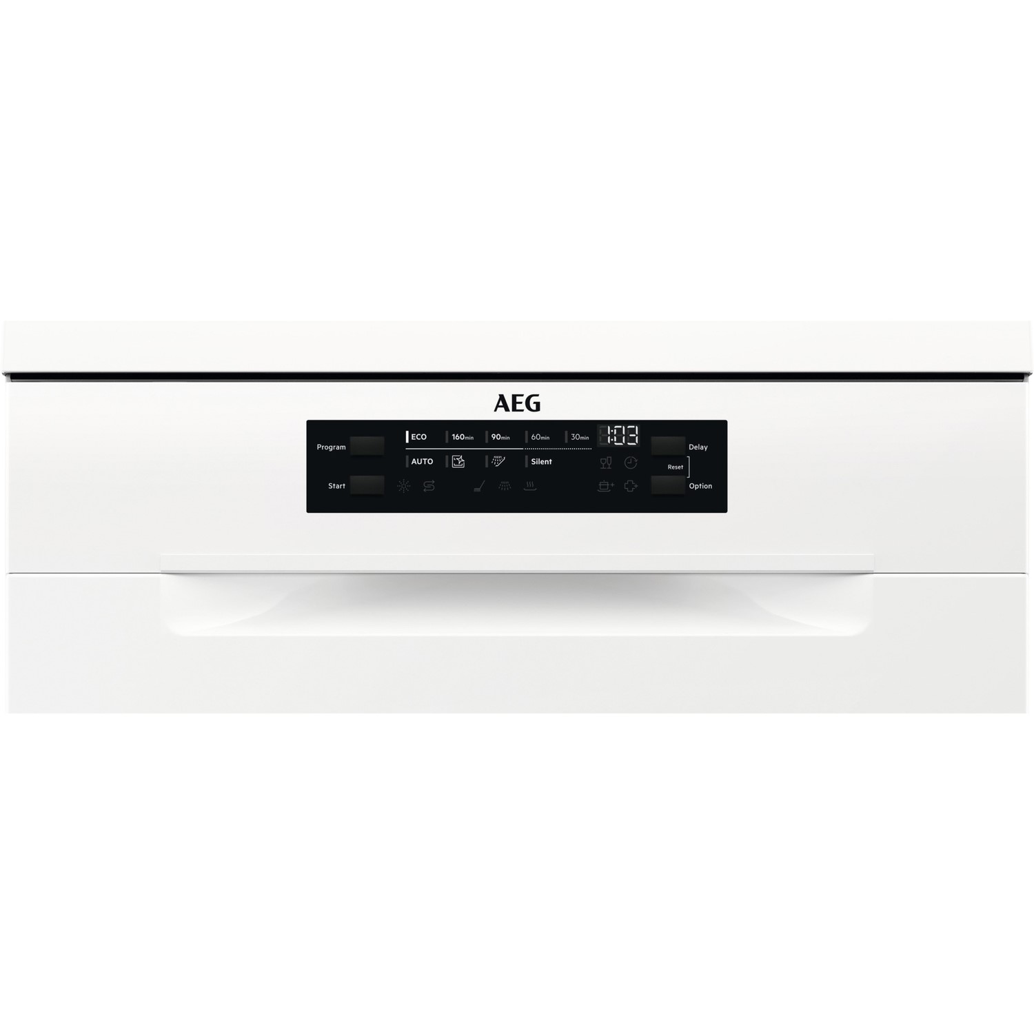 AEG 7000 Series 15 Place Settings Freestanding Dishwasher White