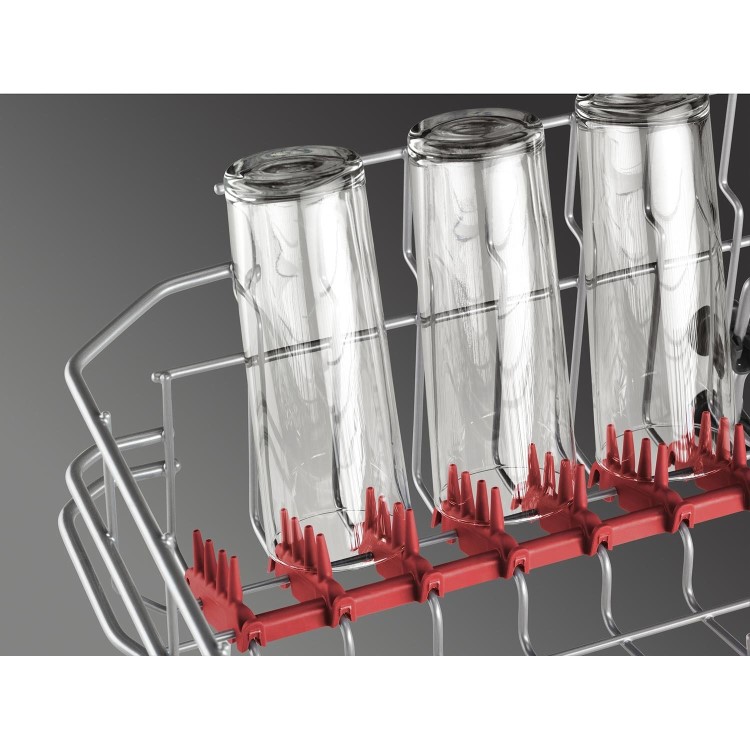 AEG Series 7000 GlassCare Freestanding Dishwasher - C-Rated, Stainless Steel
