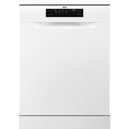 AEG GlassCare Freestanding Dishwasher - White B-rated