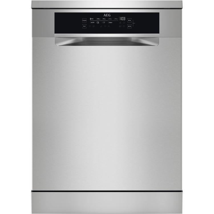 AEG 9000 ComfortLift 14 Place Settings Semi Integrated Dishwasher - Stainless Steel