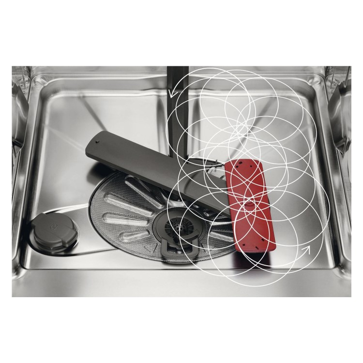 AEG 9000 ComfortLift 14 Place Settings Semi Integrated Dishwasher - Stainless Steel
