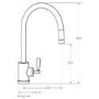 GRADE A2 - Light cosmetic damage - Franke FFCH-PO Fuji Pull Out Nozzle Tap in Chrome