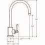 Franke FFCH Fuji Mixer Tap in Chrome
