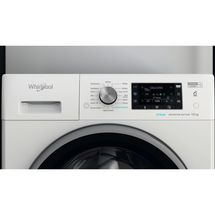 Whirlpool Freshcare+ 10kg 1400rpm Washing Machine - White