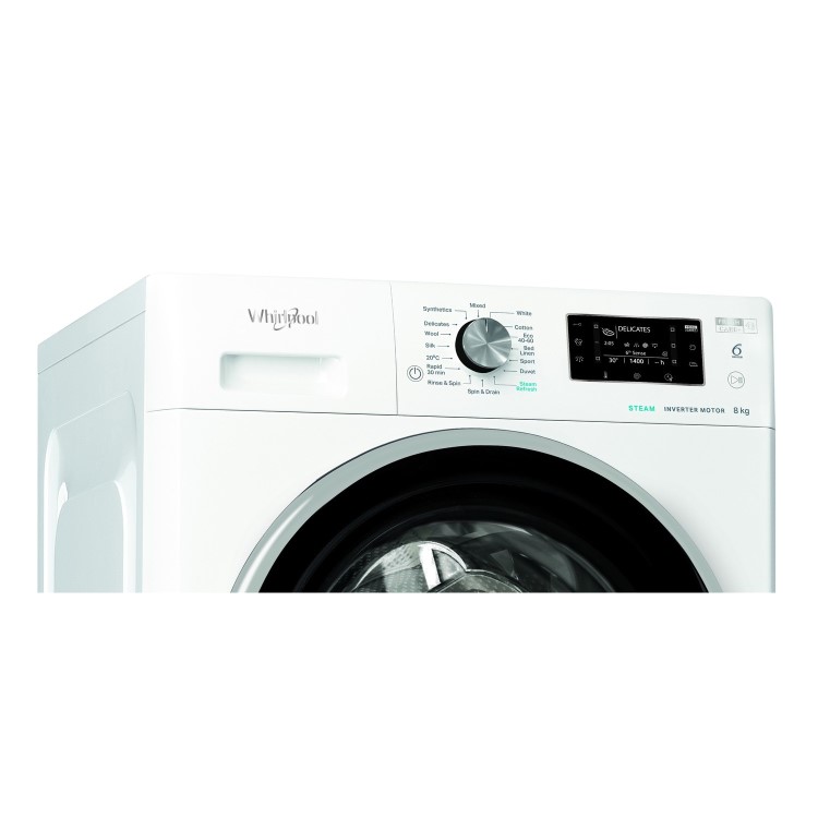 Whirlpool FFD8448BSVUK 8kg 1400rpm Freestanding Washing Machine - White
