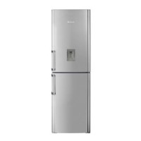 Hotpoint FFFL2012G Freestanding Frost Free Fridge Freezer With Water Dispenser - Silver