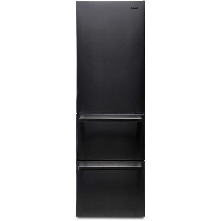 Galanz FFK002SS 318 Litre Freestanding Fridge Freezer 60/40 Split Tri-Door 60cm Wide - Stainless Steel