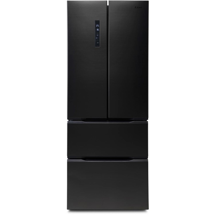 Galanz FFK003G 354L Frost Free American Fridge Freezer With Convertible Zone - Stainless Steel