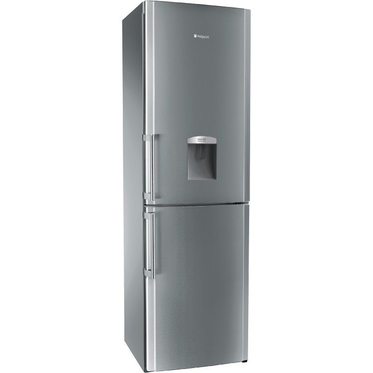 GRADE A2 - Hotpoint FFLAA58WDG 259L 50/50 Freestanding Frost Free Fridge Freezer With Non-plumb Water Dispenser - Graphite