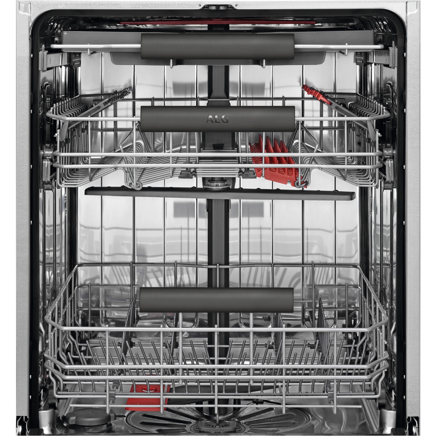 AEG FFS62700PW 15 Place Freestanding Dishwasher With Cutlery Tray Appliances Direct