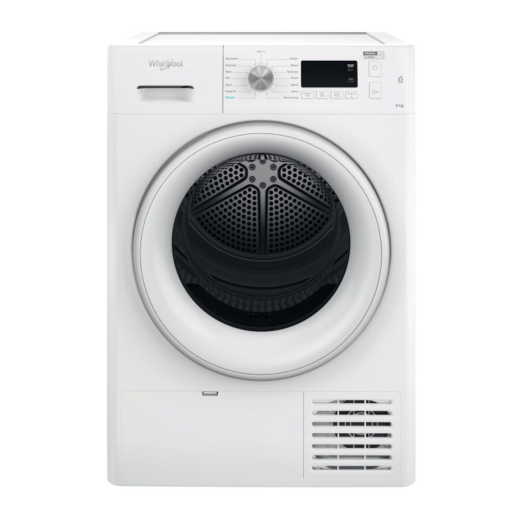 Whirlpool 6th sense 8kg Heat Pump Tumble Dryer - White