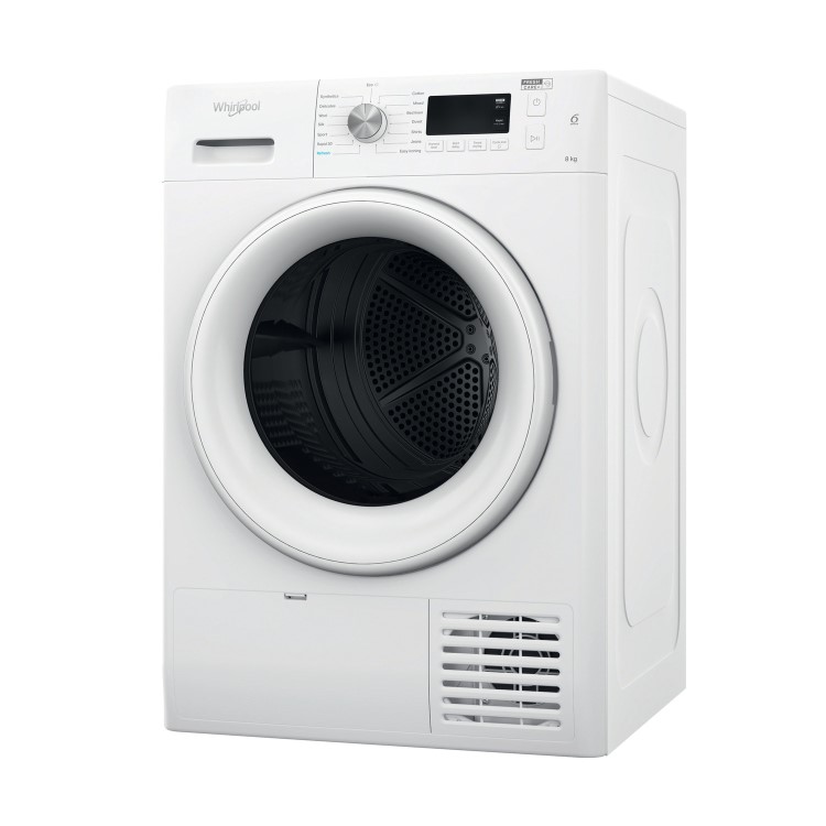 Whirlpool 6th sense 8kg Heat Pump Tumble Dryer - White