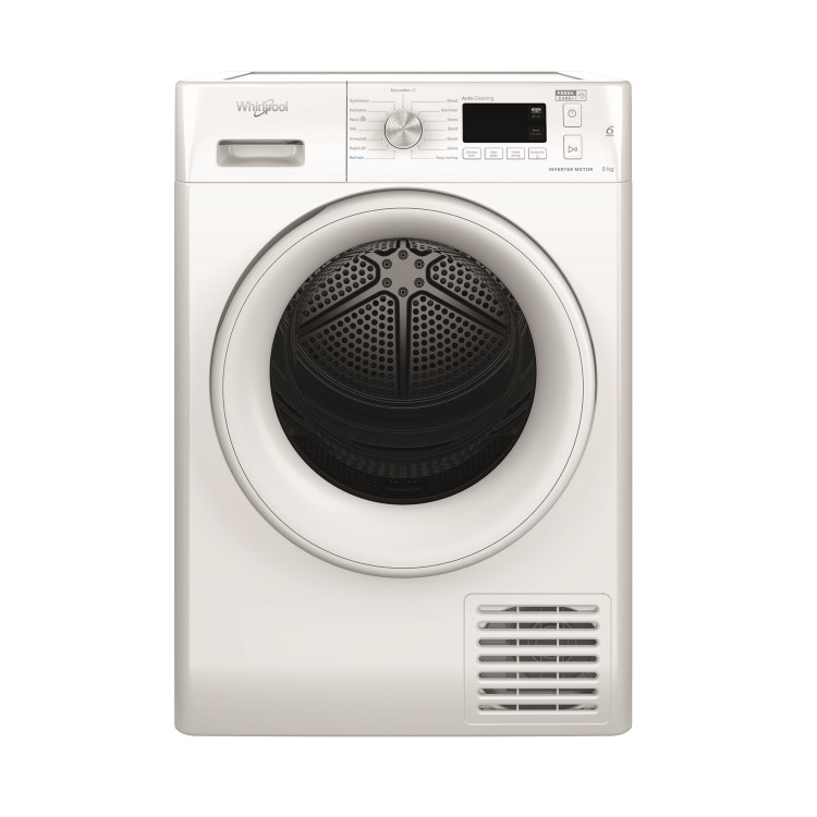 Whilrpool Freshcare+ 9kg Heat Pump Tumble Dryer - White