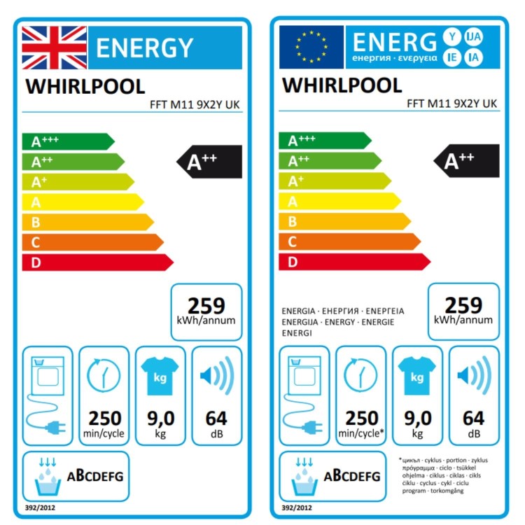 Whilrpool Freshcare+ 9kg Heat Pump Tumble Dryer - White