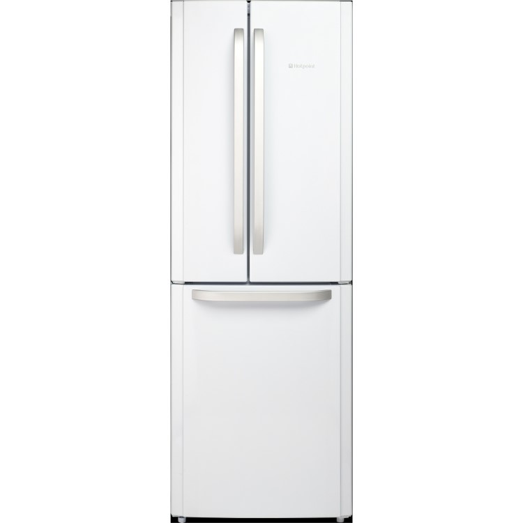 Hotpoint FFU3D1W Trio Freestanding Fridge Freezer With French-style Fridge Doors - White