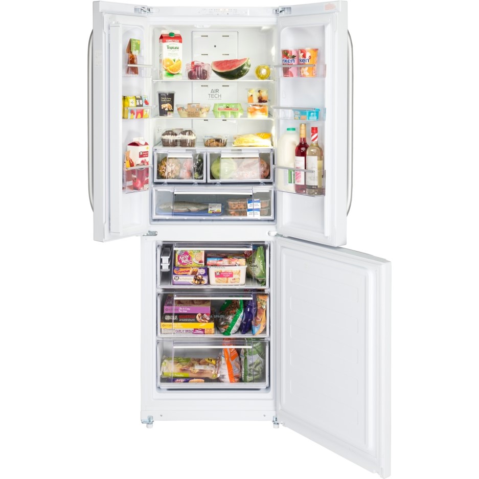 Hotpoint FFU3D1W Trio Freestanding Fridge Freezer With Frenchstyle