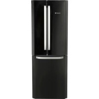 HOTPOINT FFU3DGK 450 Litre Freestanding Fridge Freezer 60/40 Split Frost Free 70cm Wide - Black