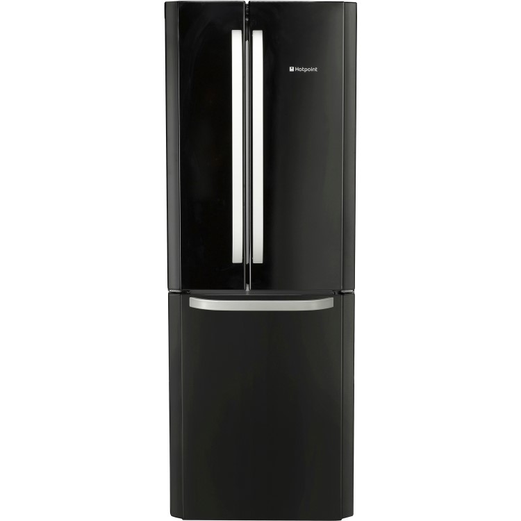 HOTPOINT FFU3DGK 450 Litre Freestanding Fridge Freezer 60/40 Split Frost Free 70cm Wide - Black