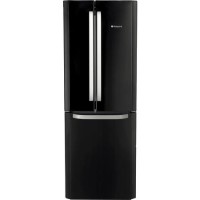 Refurbished Hotpoint FFU3DK1 Freestanding 446 Litre 60/40 Fridge Freezer Black