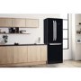 Refurbished Hotpoint FFU3DK1 Freestanding 446 Litre 60/40 Fridge Freezer Black