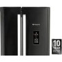 GRADE A2 - Hotpoint FFU4DGK Ariston 4-Door No Frost Freestanding Fridge Freezer - Shiny Black