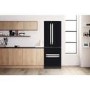 Refurbished Hotpoint FFU4DK1 Freestanding 399 Litre 60/40 Frost Free Fridge Freezer Black