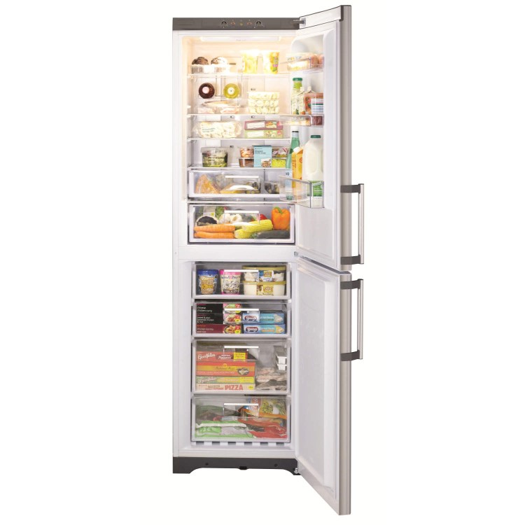 Hotpoint FFUL2023X Ultima Frost Free 60cm 2.0m High Freestanding Fridge Freezer - Stainless Steel