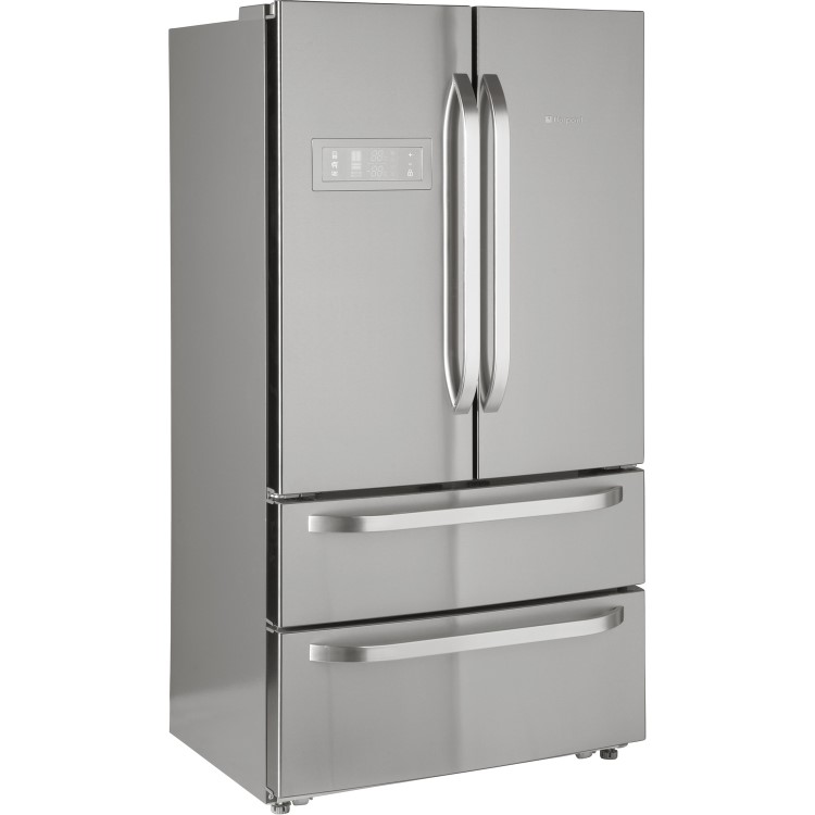 Hotpoint FFUXL4D 542L A+ American Fridge Freezer - Stainless Steel