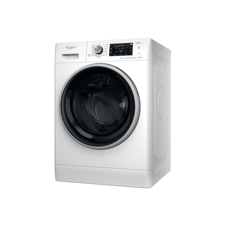 Whirlpool 6th sense 10kg Wash 7kg Dry 1400rpm Washer Dryer - White