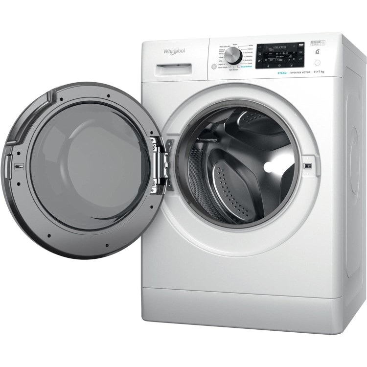 Whirlpool 6th sense 11kg Wash 7kg Dry 1400rpm Washer Dryer - White