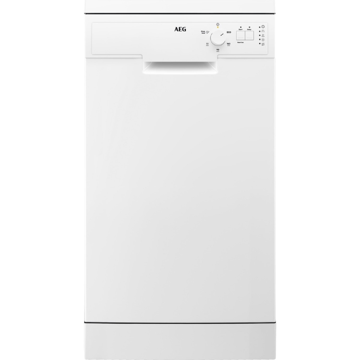 AEG Series 5000 AirDry Freestanding Slimline Dishwasher - White - FFX52507ZW AEG Series 5000 AirDry Freestanding Slimline Dishwasher - White - FFX52507ZW
