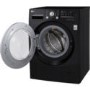 LG FH2A8TDN8 Direct Drive 8kg 1200rpm Freestanding Washing Machine Black
