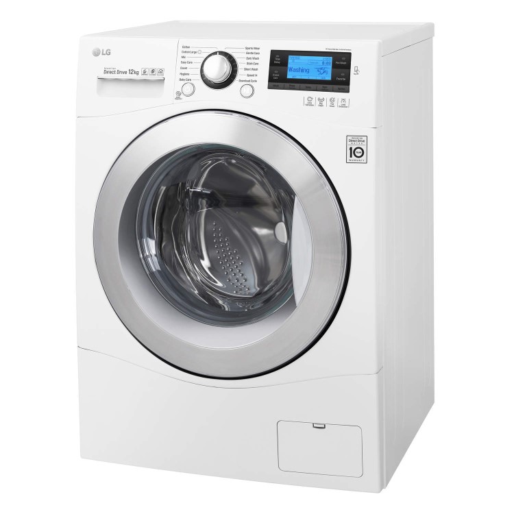 LG FH495BDN2 Direct Drive 12kg  1400rpm Freestanding Washing Machine White