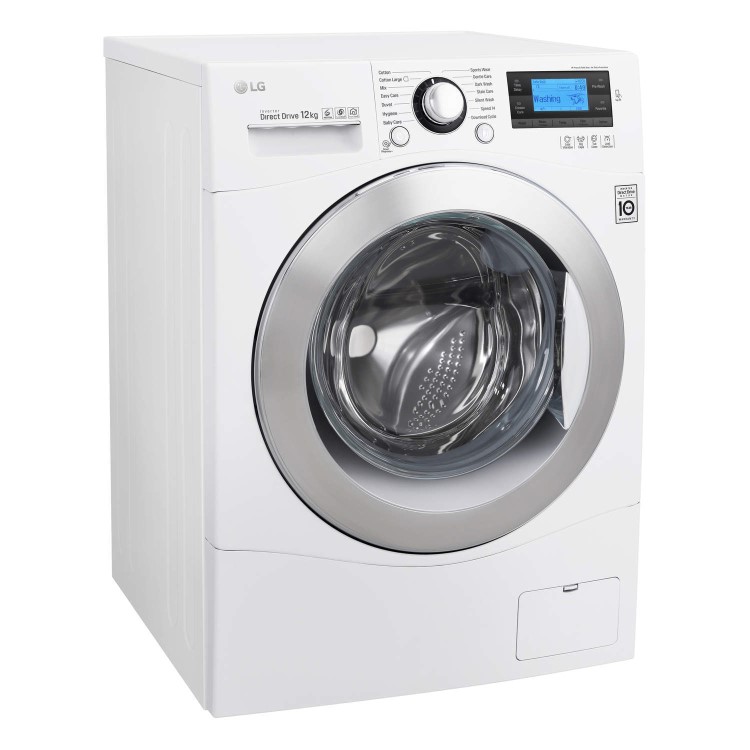 LG FH495BDN2 Direct Drive 12kg  1400rpm Freestanding Washing Machine White