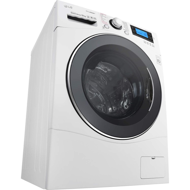 GRADE A1 - LG FH495BDS2 Direct Drive 12kg 1400rpm Freestanding Washing Machine With Steam White